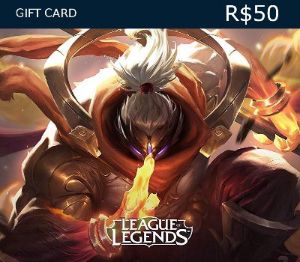 League of Legends 50 BRL Предоплаченная RP карта BR