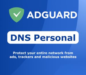 AdGuard DNS Personal Ключ (1 Year / 20 Devices)