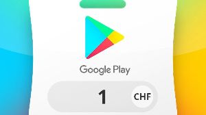 Google Play CHF 1 Подарочная карта CH