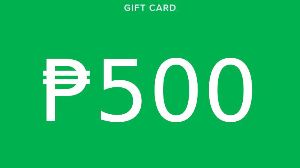 Grab Rides PHP 500 Подарочная карта PH