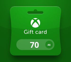 XBOX Live AUD 70 Предоплаченная карта AU