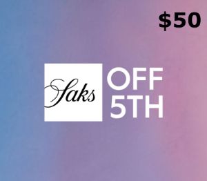 Saks OFF 5TH $50 Подарочная карта US