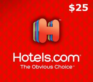 Hotels.com $25 Подарочная карта US