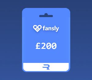 Rewarble Fansly GBP 200 Подарочная карта
