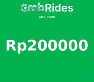 Grab Rides IDR 200000 Подарочная карта ID