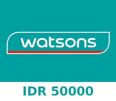 Watsons IDR 50000 Подарочная карта ID