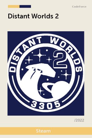 Distant Worlds 2 RoW PC Steam CD Key (valid until June 2027)