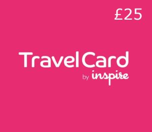 Inspire TravelCard GBP 25 Подарочная карта UK