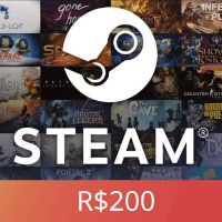 Steam Карта пополнения 200 BRL BR Код активации