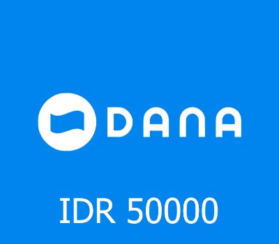 DANA Cash 50000 IDR Подарочная карта ID