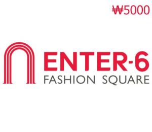 Enter-6 KRW 5000 Подарочная карта KR