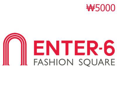 Enter-6 KRW 5000 Подарочная карта KR