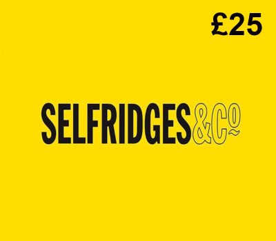 Selfridges GBP 25 Подарочная карта UK