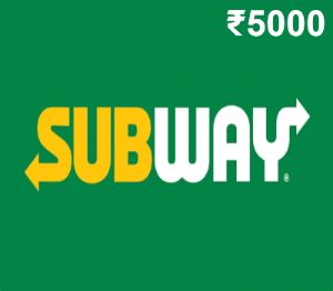 Subway INR 5000 Подарочная карта IN