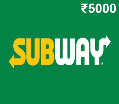 Subway INR 5000 Подарочная карта IN