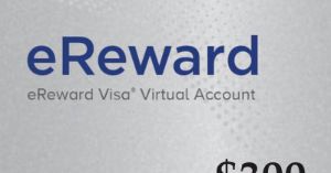 Prepaid Visa eReward USD 300 Подарочная карта US