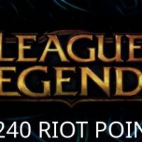 League of Legends 11240 RP Предоплаченная карта BR