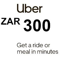 Uber 300 ZAR Подарочная карта
