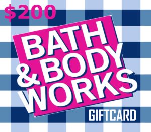 Bath & Body Works $200 Подарочная карта US