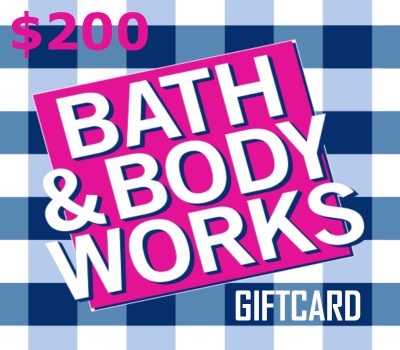 Bath & Body Works $200 Подарочная карта US