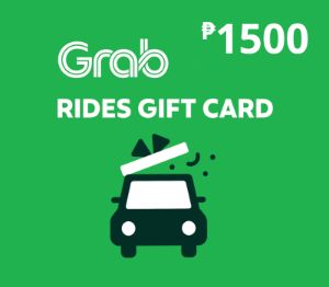 Grab Rides PHP 1500 Подарочная карта PH