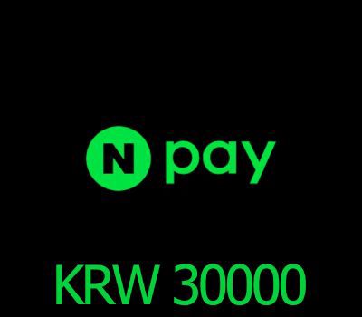 Naver Pay 30000 KRW Подарочная карта KR