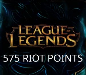 League of Legends 575 RP Предоплаченная карта US