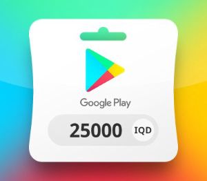 Google Play IQD 25000 Подарочная карта IQ