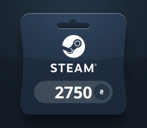 Steam Wallet UAH 2750 Подарочная карта UA