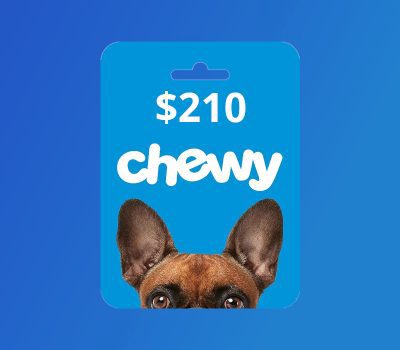 Chewy USD 210 Подарочная карта US