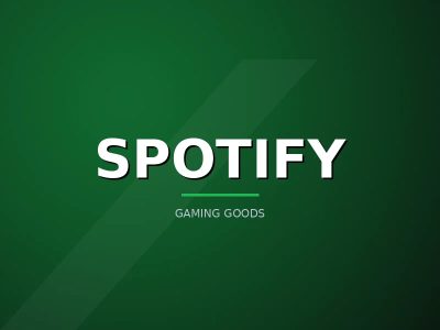 Spotify USA — 12 USD