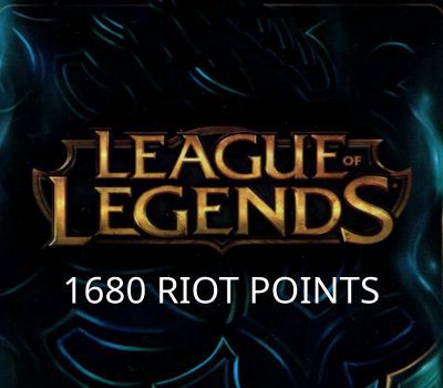 League of Legends 1680 RP Предоплаченная карта AU