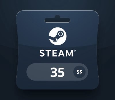 Steam Wallet SGD 35 Подарочная карта SG