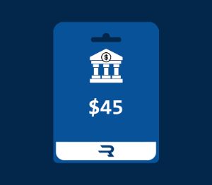 Rewarble Bank Transfer USD 45 Подарочная карта