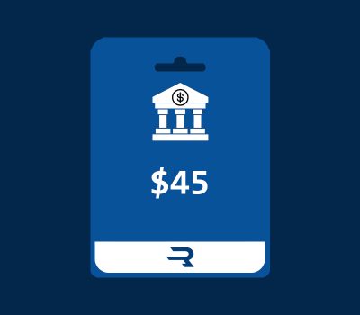 Rewarble Bank Transfer USD 45 Подарочная карта