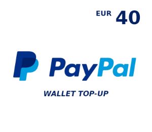 PayPal Wallet 40 EUR Top Up EU