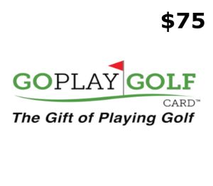 Go Play Golf $75 Подарочная карта US