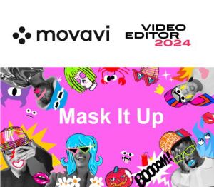 Movavi Video Editor 2024 - Mask It Up Pack DLC Steam Ключ