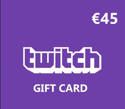 Twitch EUR 45 Подарочная карта EU