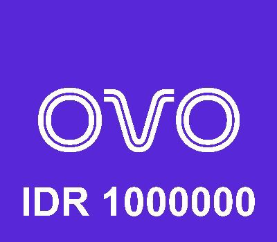 OVO Cash 1000000 IDR Подарочная карта ID