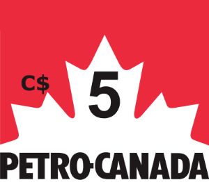 Petro-Canada CAD 5 Подарочная карта CA