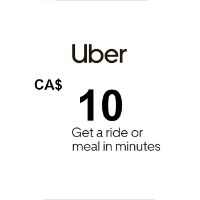 Uber CAD 10 Подарочная карта CA