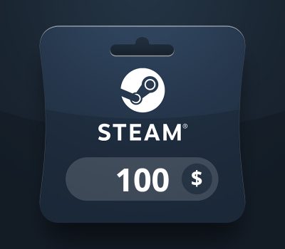 Steam Wallet USD 100 Подарочная карта MV