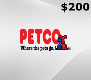 Petco $200 Подарочная карта US