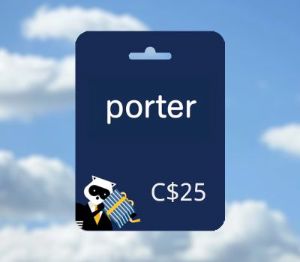 Porter Airlines CAD 25 Подарочная карта CA