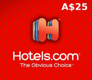 Hotels.com AUD 25 Подарочная карта