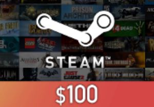Steam Карта пополнения $100 US Код активации