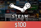 Steam Карта пополнения $100 US Код активации