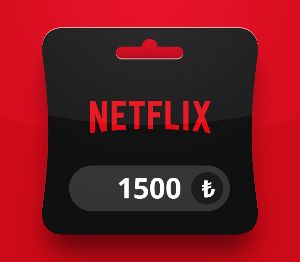 Netflix TRY 1500 Подарочная карта TR