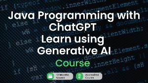 Java Programming with ChatGPT Learn using Generative AI Alpha Academy Code